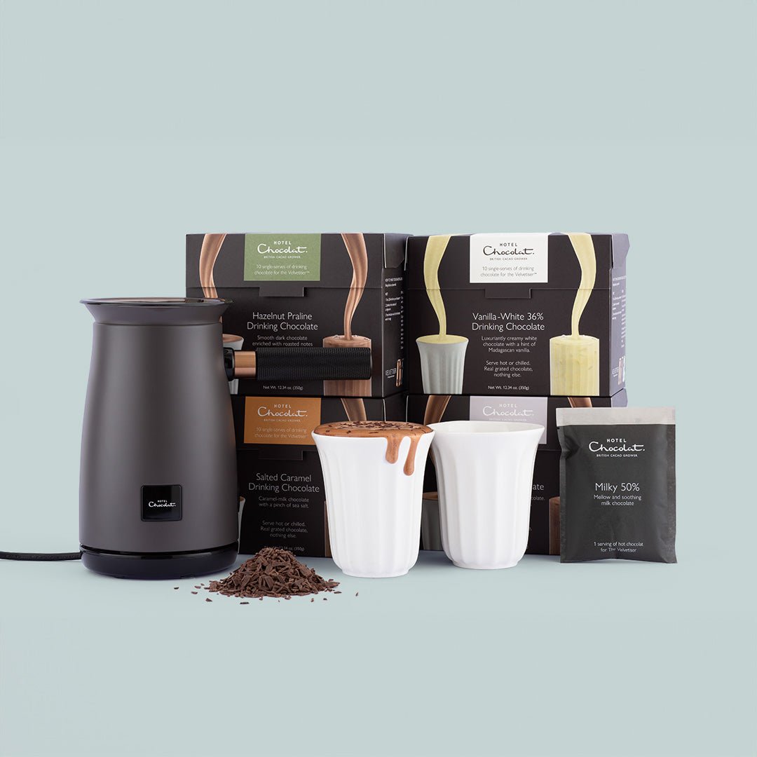 Velvetiser Starter Kit Offer - Hotel Chocolat - Charcoal - Sweet & Mellow - Hotel Chocolat