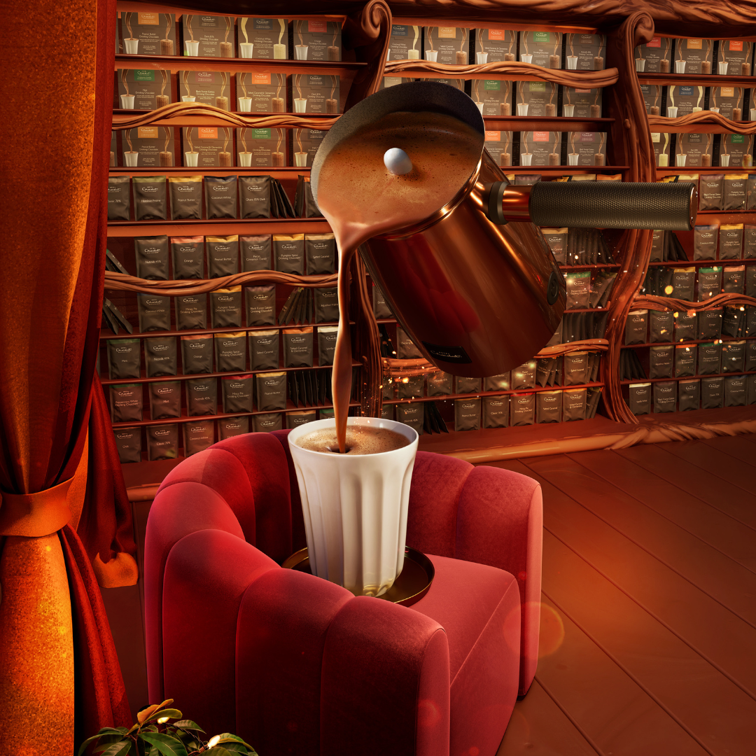 Background image with gifts from Hotel Chocolat USA | Velvetiser 