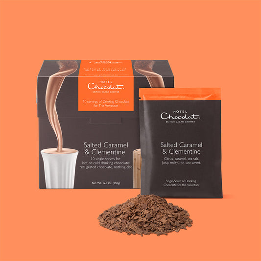 Salted Caramel & Clementine Drinking Chocolate