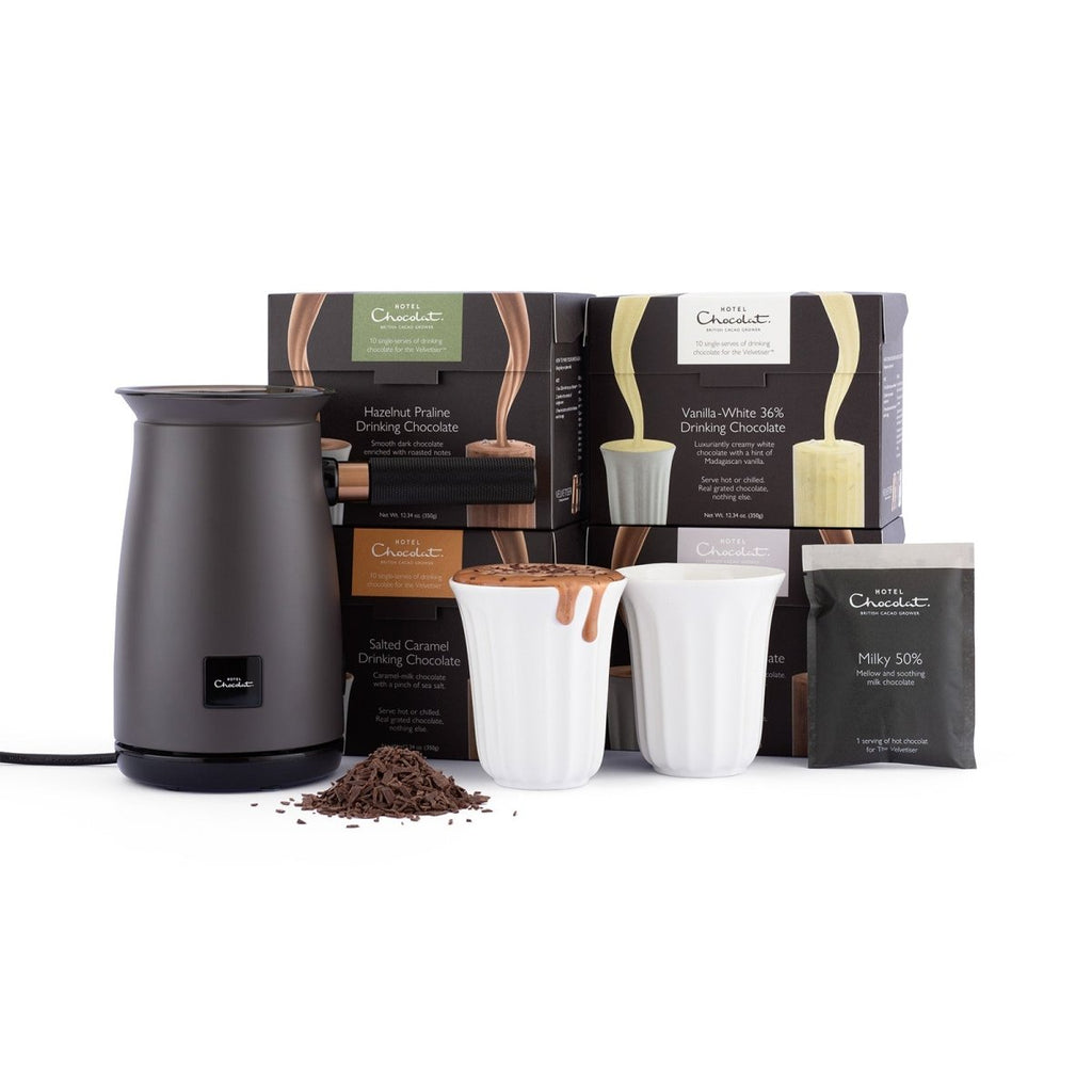 Classic Velvetiser Starter Kit - Charcoal - Hotel Chocolat - Sweet & Mellow - Hotel Chocolat - Bundle