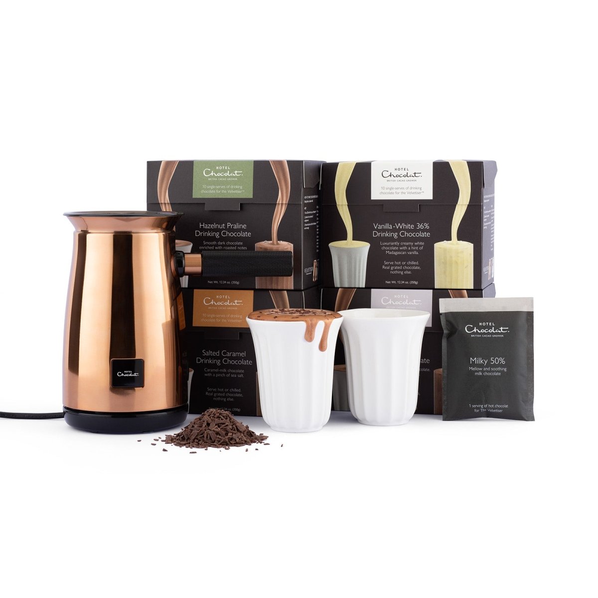 Classic Velvetiser Starter Kit - Copper - Hotel Chocolat - Sweet & Mellow - Hotel Chocolat - Bundle