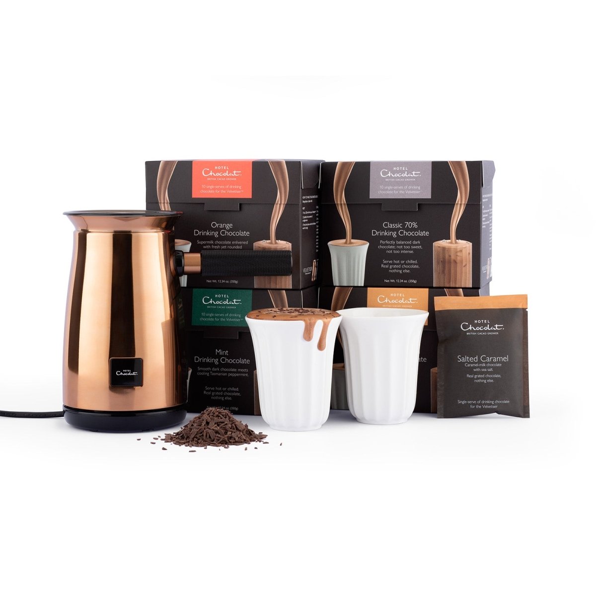 Classic Velvetiser Starter Kit - Hotel Chocolat - Copper - Hotel Chocolat - 