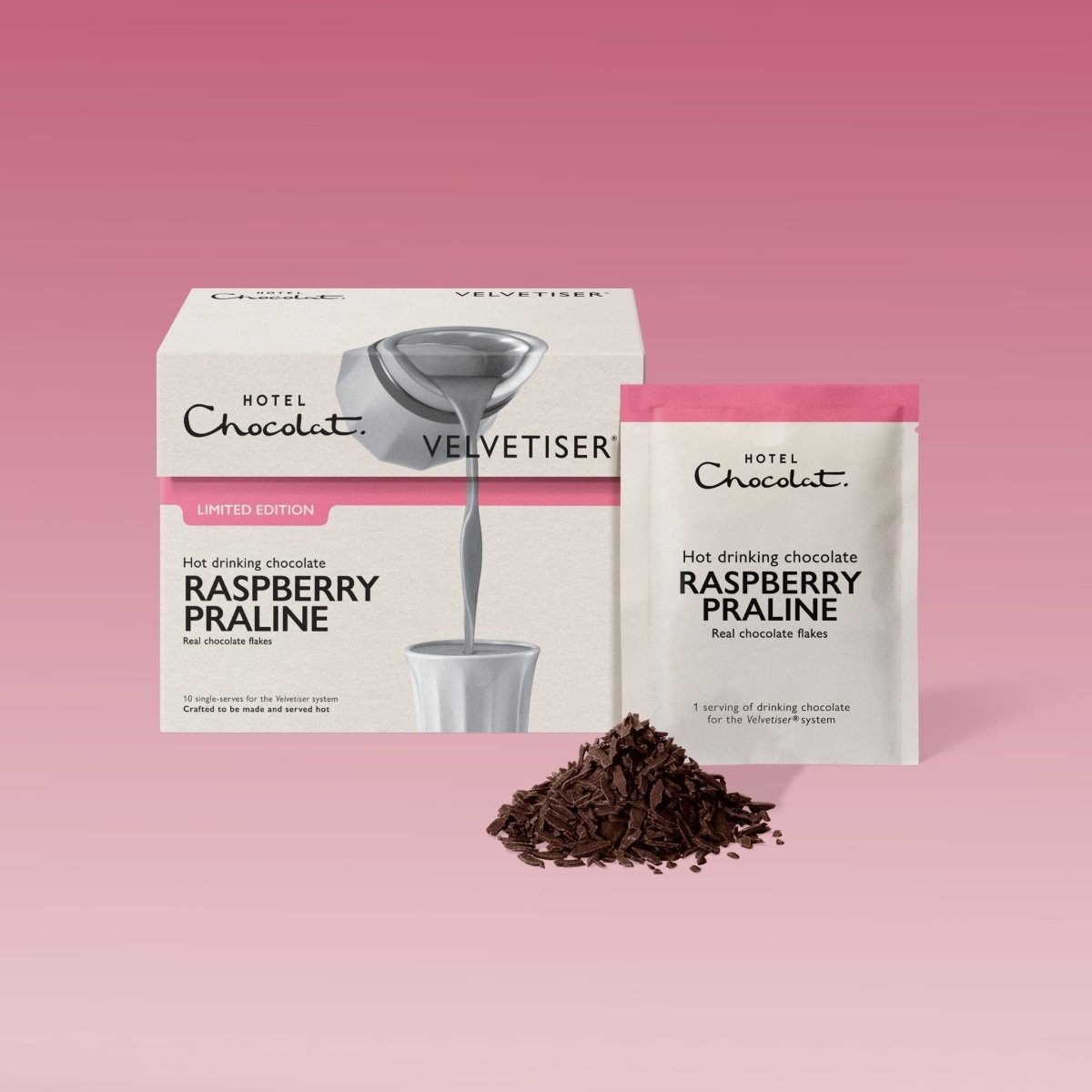 Raspberry Praline Hot Chocolate - Hotel Chocolat - Hotel Chocolat - New Drinking Chocolate