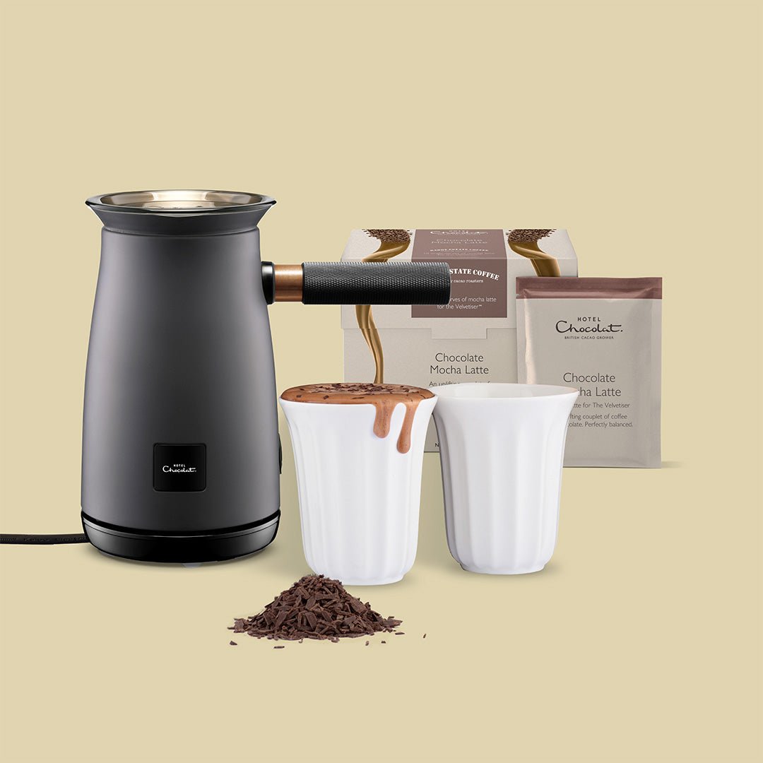 The Velvetiser - Hotel Chocolat - Charcoal - Chocolate Mocha Latte - Hotel Chocolat