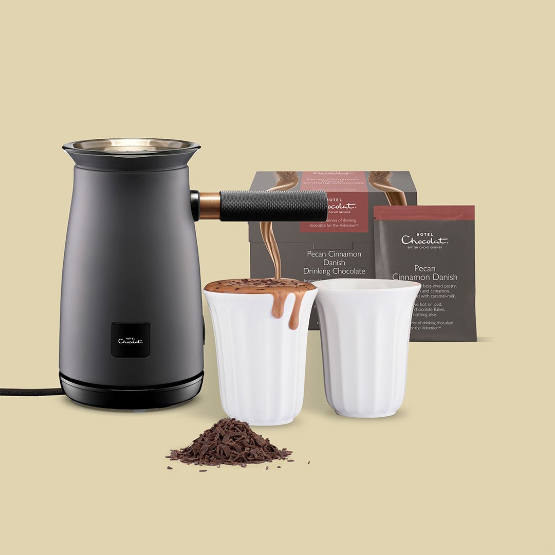 The Velvetiser - Hotel Chocolat - Charcoal - Hazelnut Mocha Latte - Hotel Chocolat