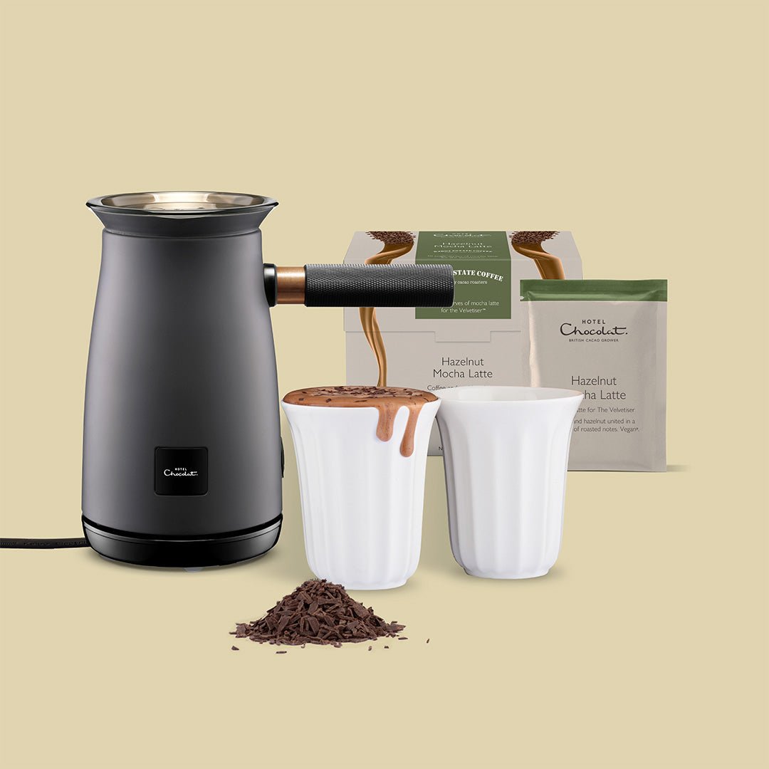 The Velvetiser - Hotel Chocolat - Charcoal - Hazelnut Mocha Latte - Hotel Chocolat