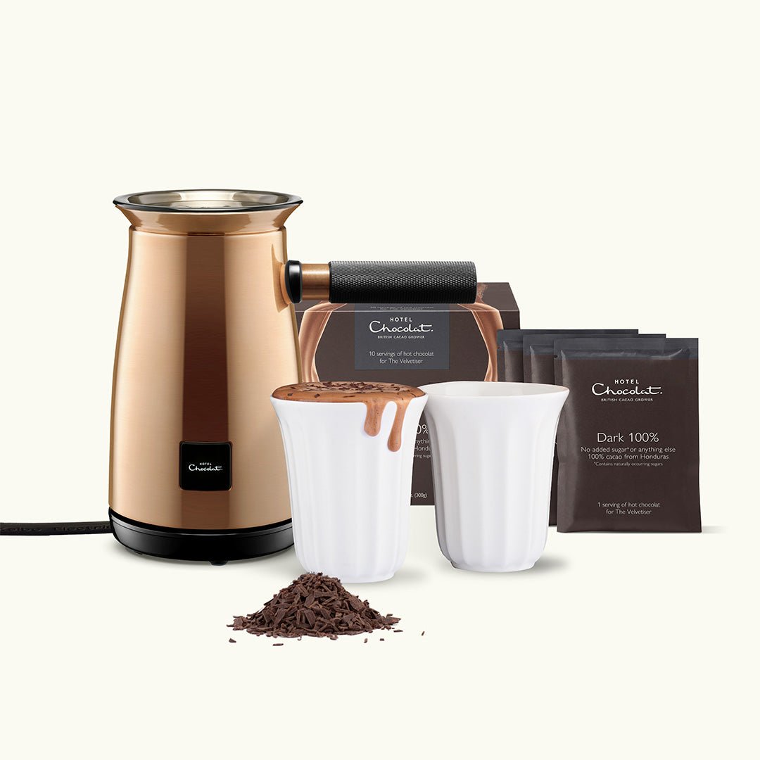 The Velvetiser - Hotel Chocolat - Charcoal - Salted Caramel - Hotel Chocolat