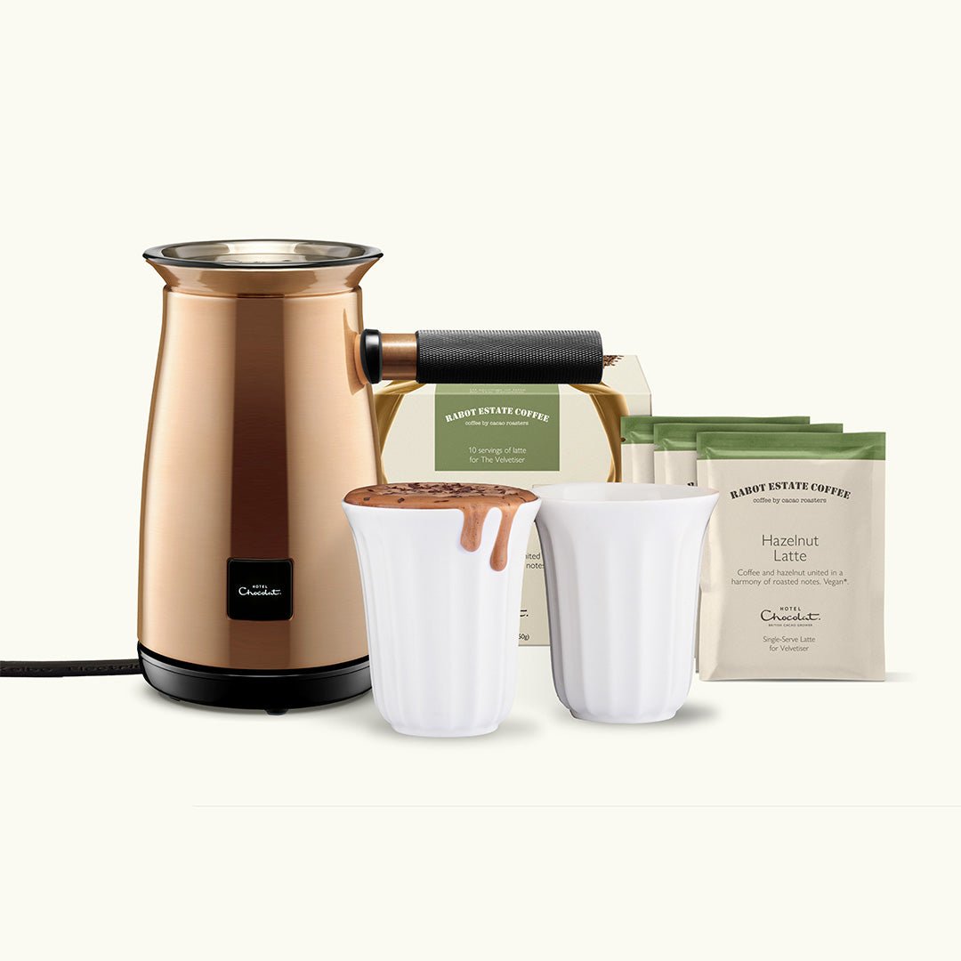 The Velvetiser - Hotel Chocolat - Charcoal - Vanilla White - Hotel Chocolat