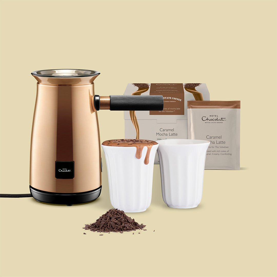The Velvetiser - Hotel Chocolat - Copper - Caramel Mocha Latte - Hotel Chocolat