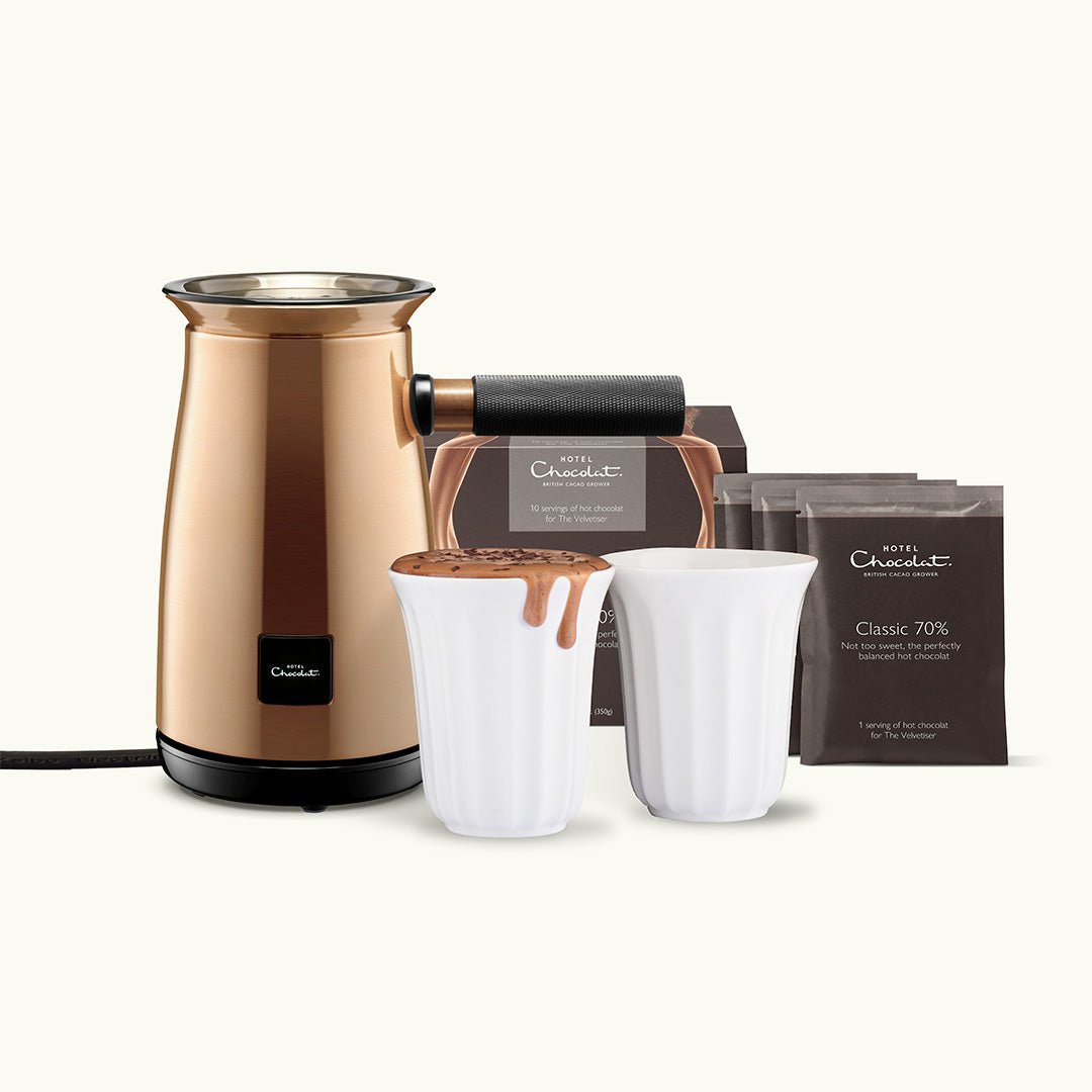 The Velvetiser - Hotel Chocolat - Copper - Classic 70% - Hotel Chocolat