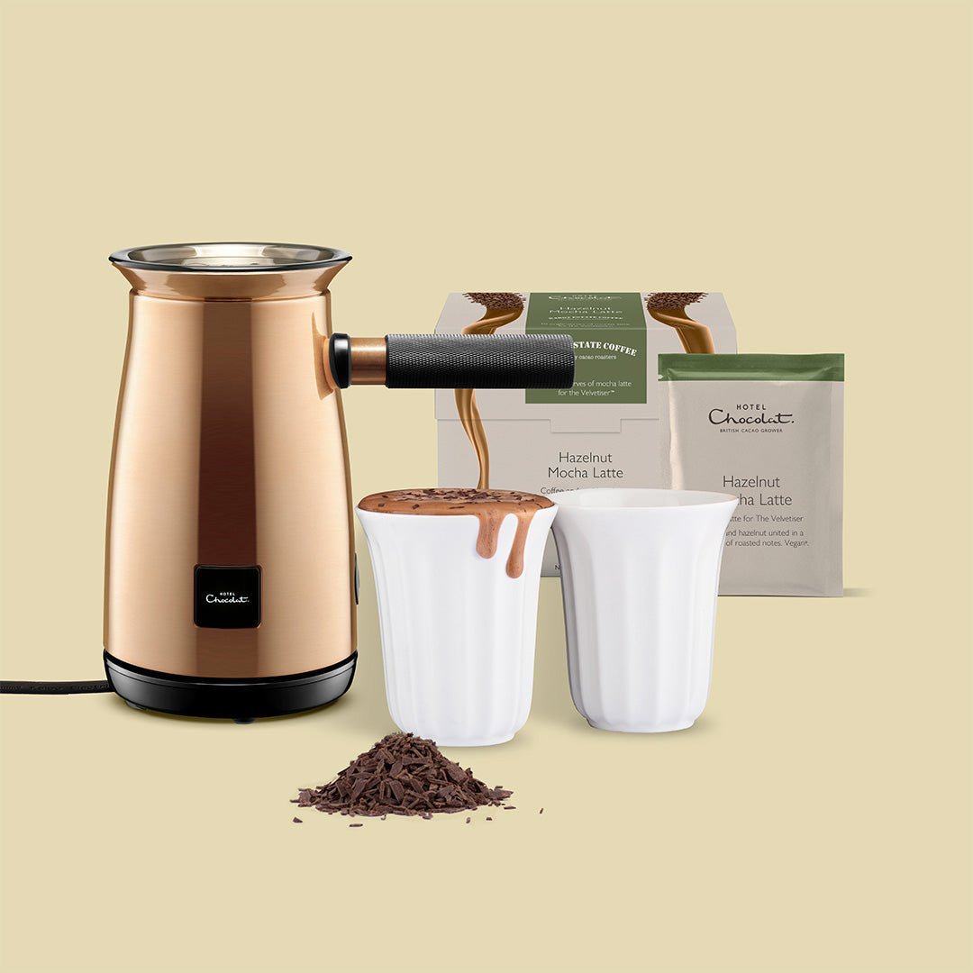 The Velvetiser - Hotel Chocolat - Copper - Hazelnut Mocha Latte - Hotel Chocolat