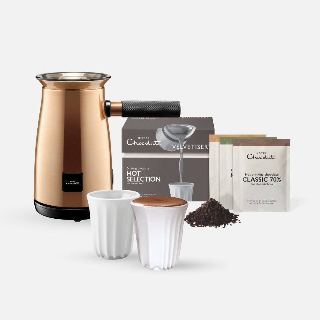 Velvetiser Intro Pack - Hotel Chocolat - Copper - Hotel Chocolat - Hot Chocolate Maker