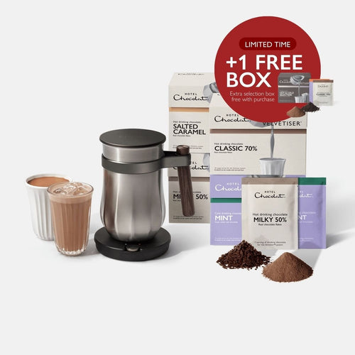 Velvetiser Starter Kit - Hotel Chocolat - Pewter - Hotel Chocolat - Hot Chocolate Maker