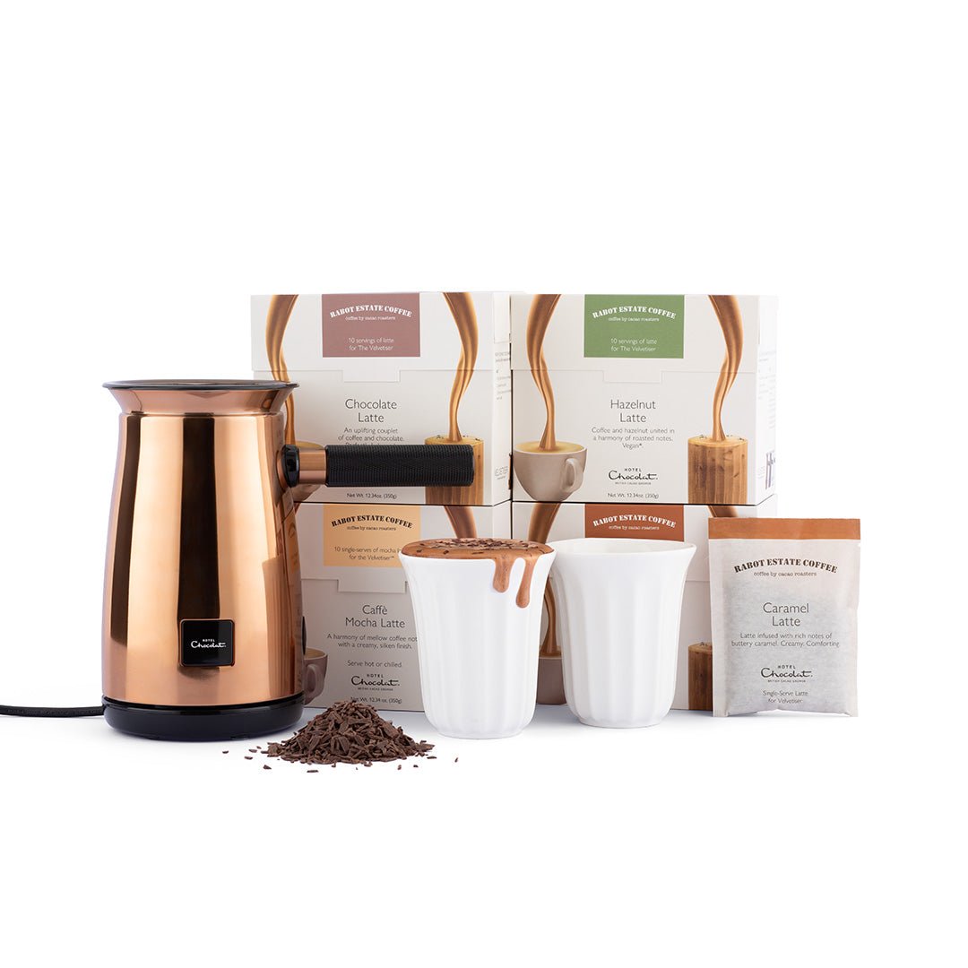 Velvetiser Starter Kit Offer - Hotel Chocolat - Copper - Lattes & Mochas - Hotel Chocolat